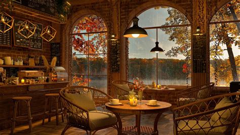 Cozy Fall Coffee Shop Ambience & Smooth Piano Jazz Music Relaxing Jazz Instrumental Music for Work, Study, SleepThe autumn air is crisp and cool, and the l. . Cozy coffee shop music